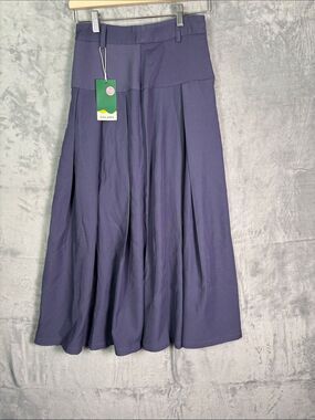 NWT New Halara Pleated Purple High Waisted Skirt Size XL